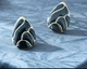 Сережки універсальні Краплі jewelry Золотисті - чорні - зображення 6
