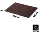 Килимок під двері Kadax Protektor 80x120 см Коричневий (5906638303061) - зображення 6