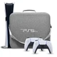 Жорстка сумка для PS5 Pro з великою місткістю — кейс для консолі та геймпадів - изображение 3