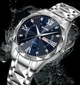 Наручний годинник Skmei 9369SIBU Silver-Blue синій циферблат - зображення 2