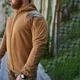 Флісова кофта R-Military Shark Skin з нейлоновими накладками койот розмір S - зображення 7