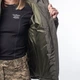 Жіноча тактична куртка R-Military Nord Storm з наповнювачем G-Loft олива розмір S - зображення 2