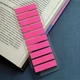Полупрозрачные пластиковые стикеры для книг, 200 штук, однотонные стикеры-закладки, стикеры для книг и блокнотов, липкие закладки. з-201 - изображение 1