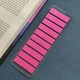 Полупрозрачные пластиковые стикеры для книг, 200 штук, однотонные стикеры-закладки, стикеры для книг и блокнотов, липкие закладки. з-201 - изображение 3