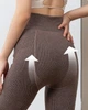 Колготки хлопковые зимние на флисе 2500D коричневые 1-3 - изображение 4