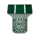 Чаша глиняная для кальяна Aroma Uniform Green глазурованная Classic Killa - изображение 1