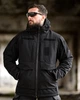 Куртка 7.62 Tactical Pocket SoftShell з подовженими манжетами чорна розмір L - зображення 1