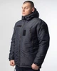 Куртка R-Military Nord Storm G-Loft з липучками під шеврони чорна розмір XL - изображение 4