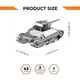Коллекционная модель-конструктор Metal Time World of Tanks Танк P 26/40 (MT062) - изображение 8