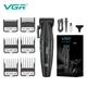 Аккумуляторная машинка для стрижки VGR V-640C BLACK, 6 насадок, LED дисплей, 9000RPM - изображение 5