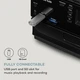 Музыкальный центр Auna Oakland DAB Plus Черный - изображение 3