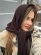 Комплект жіночий шапка в'язана і бактус-хустка Zefur One size шоколадний - зображення 3