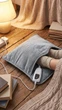 Электрогрелка 2в1 для ног и тела Electric Foot Warmer 40×40 см, 50 Вт, с таймером и 6 режимами подогрева, 12 мес гарантии, серая - зображення 10