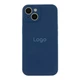 Чохол Silicone Case Full Size with Frame для iPhone 13 70.Deep Navy - изображение 1