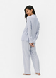 Женские пижамные штаны Primark Twill Boyfriend XXL Для дома и сна Светло-голубой (8740) - изображение 3