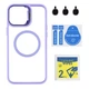 Чохол TPU+PC+Metal Stand Case with MagSafe and Camera Lenses для iPhone 13 Pro Max Колір Purple - изображение 10