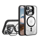 Чехол TPU+PC+Metal Stand Case with MagSafe and Camera Lenses для iPhone 12 Pro Max Колір Black - изображение 11