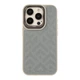 Чохол Kajsa Briquette Collection Rhombus для iPhone 15 Pro Колір Light Grey - изображение 13
