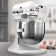 Кухонный комбайн KitchenAid Heavy Duty 4,8 л 5KPM5EWH с откидным блоком белый - изображение 3
