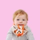 Слюнявчик водонепроницаемый и грызун-игрушка 3в1 Malarkey Kids BB06FO - зображення 6