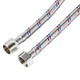 Шланг для підведення води Standard 70 см гайка-штуцер 1/2" ITAL STFM12070 - изображение 2