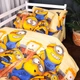 Комплект постільної білизни Mirson Полуторний 143х210 см 17-0899 Minions Fun Бязь (2200012395844) - зображення 1