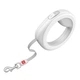 Повідець-рулетка для собак Waudog R-leash кругла зі світловідбивною стрічкою XS/M до 40 кг 2,9 м Білий (812715 Col) - зображення 4