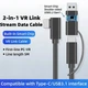 Кабель 2 в одному Oculus Link Type-C/Type-C USB-A 3.2 5 м для Quest 2/3/Pro/Pico 4 з передачею даних Чорний ( код: CC-AC-5mGB ) - изображение 8