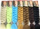 Канекалон Ultra BRAID-X-pression premium 24#XP довгий однотонний холодний бежевий термостійкий метровий довжина 100см Вага 165грам - зображення 5