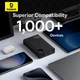 Портативный аккумулятор Baseus Adaman Digital Display 140W 24000mAh , 5A с технологией QC4.0+PD3.0 + кабель Type-C to Type-C - изображение 6