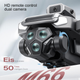 Квадрокоптер M66 MAX з пультом та екраном, FPV, подвійна камера, безщіткові мотори, складаний дрон - зображення 4