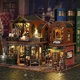 Конструктор румбокс для детей TWILIGHT-BOOKSHOP, 3D румбокс Книжный магазин Сумерки с подсветкой - изображение 4