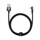 Кабель Baseus MVP 2 Elbow-shaped USB 2.0 to Lightning 2.4A Fast Charging 2m Black (CAVP000101) - изображение 1