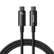 Кабель Baseus Tungsten Gold USB-C to USB-C PD3.1 240W 5A Fast Charging 2m Black (CAWJ040101) - изображение 1