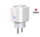 Розумна Zigbee розетка Smart plug 20А біла - зображення 1
