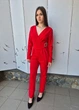 Комбинезон женский брючный на запах однотонный H+H MODA Красный 13533 M (укр 44) - изображение 9