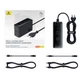 Зарядний пристрій Baseus GaN 240W 5в1 Bluetooth + кабель USB-C 240W для MacBook/HP/Dell/Lenovo/Asus/Samsung/iPad - зображення 1