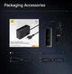 Зарядний пристрій Baseus GaN 240W 5в1 Bluetooth + кабель USB-C 240W для MacBook/HP/Dell/Lenovo/Asus/Samsung/iPad - зображення 12