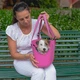М'яка переноска для маленьких собак Ferplast With-Me Fuchsia - зображення 3