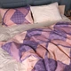 Простынь MirSon Полуторная 150х220 см 22-1439 Pudra Abstract (2200012405642) - изображение 2