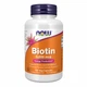 Биотин 5000mcg Now Foods 120 капсул витамин B7 для красоты кожи волос ногтей (595213) - изображение 1