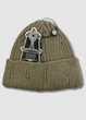 Зимняя шапка докер с металлической фурнитурой Chrome Hearts 55-58 см Капучино - изображение 3