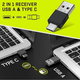 Презентационный кликер X232-2in1 USB Type-C, беспроводной контроллер для презентаций, красный лазер| презентаций - изображение 4
