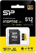 Карта пам'яті Silicon Power Inspire microSDXC 512GB V30 UHS-I U3 A2 (SP512GBSTXLA2V1NSP) - зображення 2