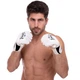 Перчатки для смешанных единоборств MMA на липучке размер M Кожа TOP KING Ultimate белый TKGGU - изображение 3
