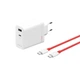 Мережевий зарядний пристрій OnePlus SUPERVOOC 120W Dual Ports Power Adapter White - зображення 1