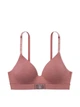 Бюстгальтер женский Victoria's Secret The T-Shirt Shine Patch Wireless Bra Vintage Rose (34D) - изображение 4