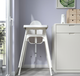 Стільчик для годування Ікеа IKEA Antilop з стільницею білий 795.975.15 - зображення 4