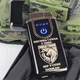Зажигалка 2 в 1 газовая и электрическая с гравировкой Огонь и сила в тебе Черный - изображение 1