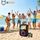 Портативна бездротова колонка Bluetooth акустика з екраном та двома мікрофонами Hoco DS71 800P | BT5.0, USB / AUX / TF, 60W, 2–3h, EQ, Android 12 | - зображення 3